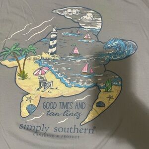 Simply Southern Conserve & Protect Good Times & Tan Lines T Shirt